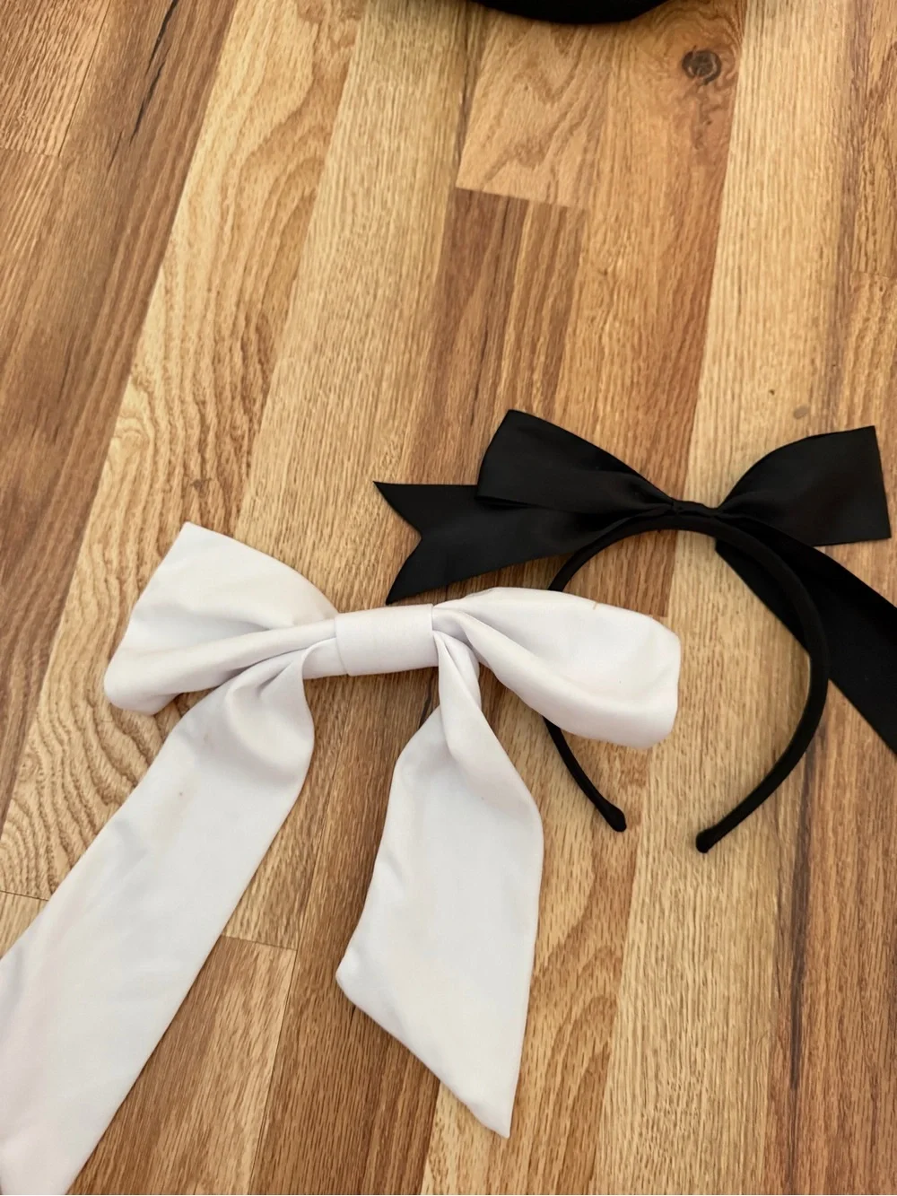 Black and White Bow Headband Set - Kids Accessories